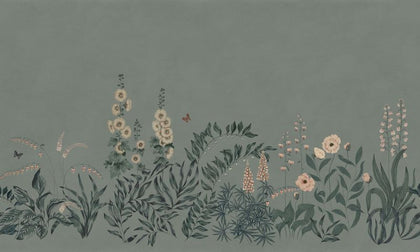 Aino sage green sample Wallcovering | Sandberg