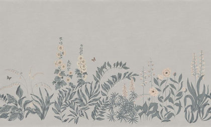 Aino misty blue sample Wallcovering | Sandberg