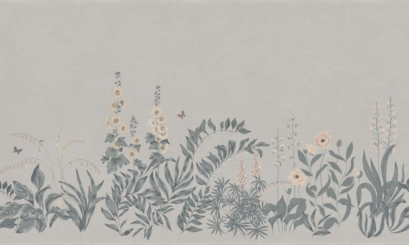 Aino misty blue sample Wallcovering