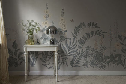 Aino Misty Blue Wallcovering | Sandberg