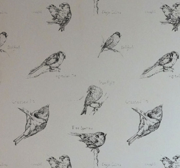 Simple Birds Architectural Wallcovering