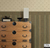 Emerson Blue Paisley Stripe Wallpaper