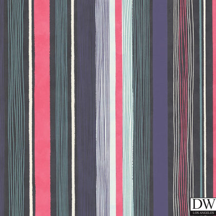 EstÃ¡tica Ebony Modern Stripe Wallcovering