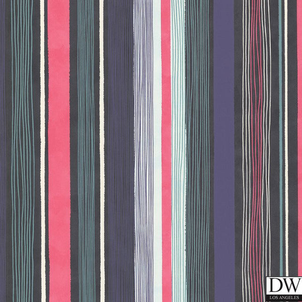 EstÃ¡tica Ebony Modern Stripe Wallcovering