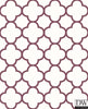 Origin Burgundy Quatrefoil Wallpaper