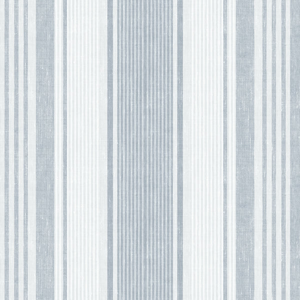 Linen Stripe Blue | Boråstapeter Wallcovering
