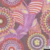 Catalunya Red Kaleidoscope Floral Wallpaper