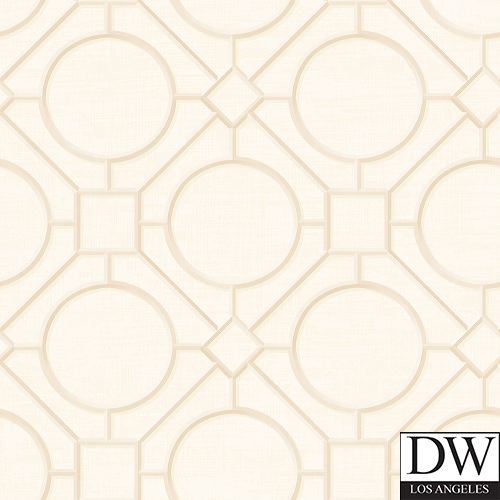 Rebun Island Lattice Trellis Wallpaper