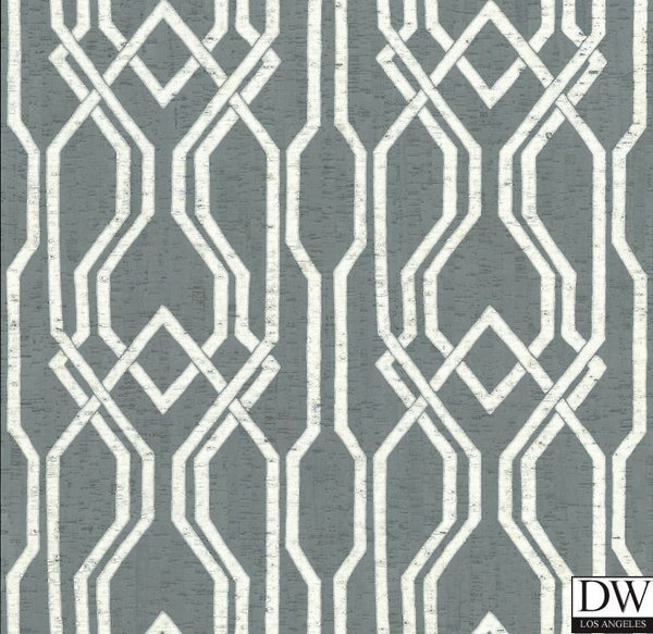 Trellis Cork Wallpaper | Phillipe Romano
