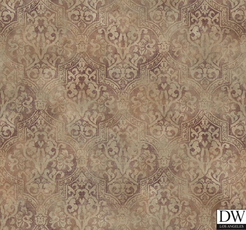Frederick Rust Quatrefoil Medallion Wallpaper
