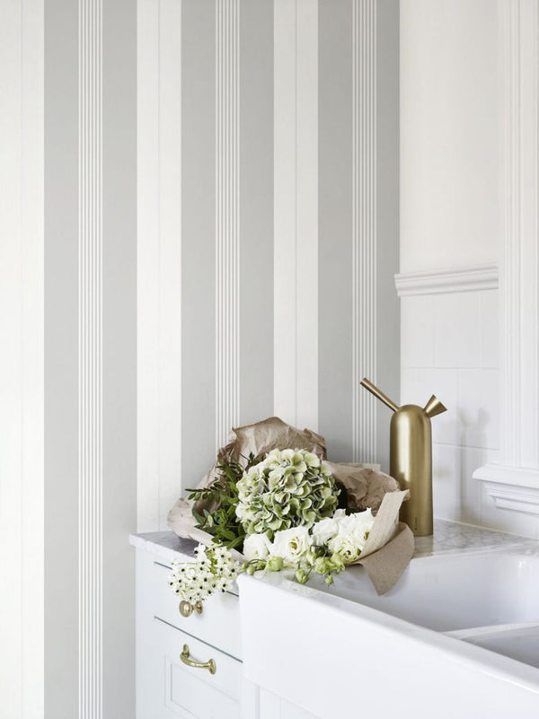 Kristina grey Wallcovering | Sandberg