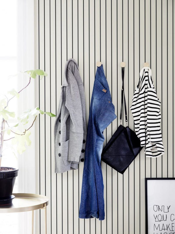 Emilia black Wallcovering | Sandberg