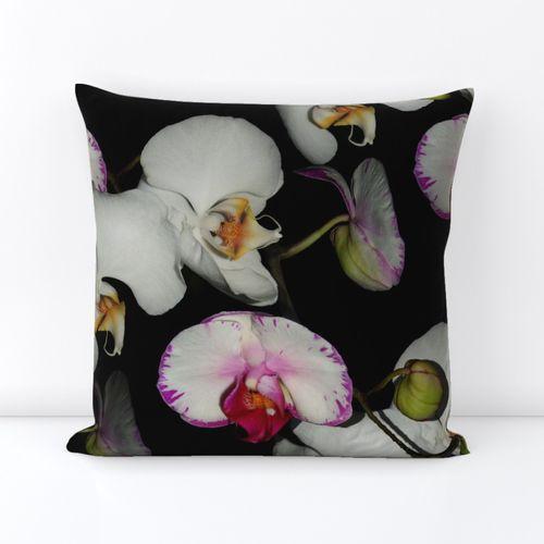 Orla Orchid Purple  Square Throw Pillow Cover on Lexington