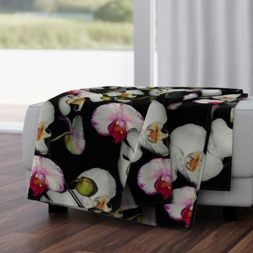 Orla Orchid Purple Throw Blanket on Vitali  