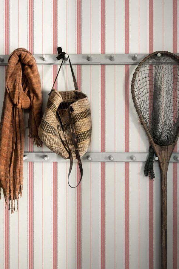 Nils light red Wallcovering | Sandberg