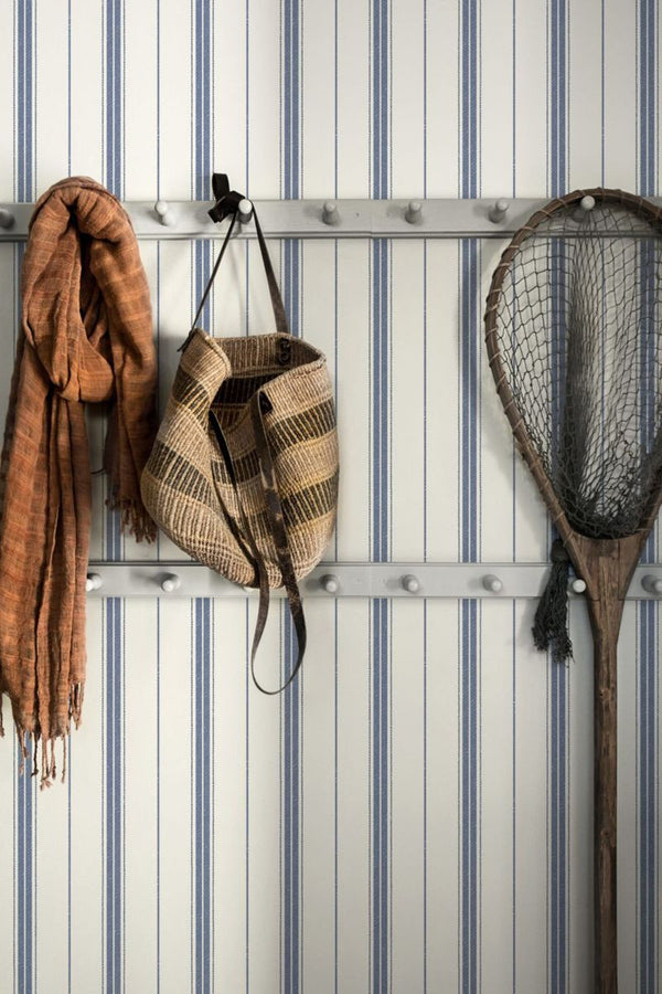 Nils blue Wallcovering | Sandberg