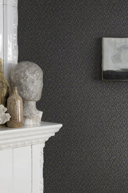 Ida black Wallcovering | Sandberg