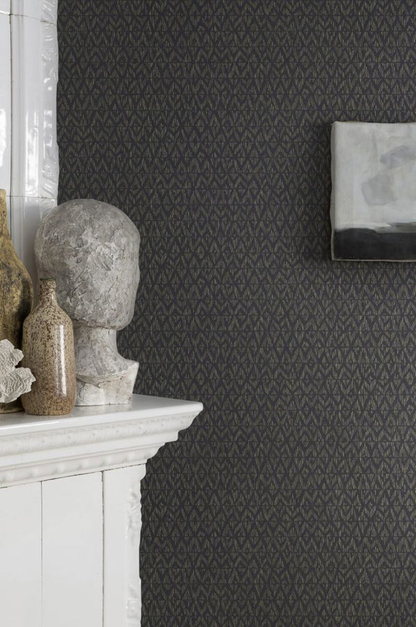 Ida black Wallcovering | Sandberg