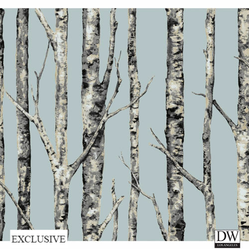 Lodge Living The Birches Wallpaper