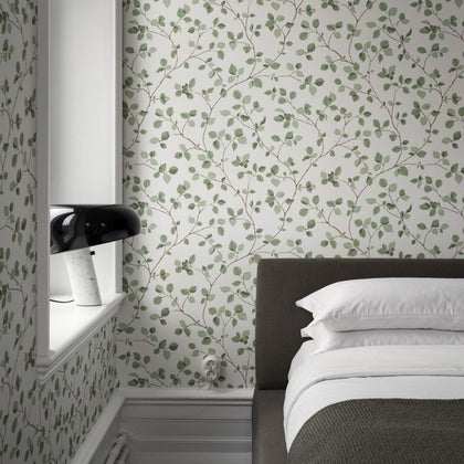 Hassel green Wallcovering | Sandberg