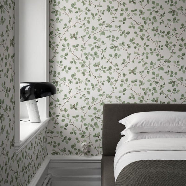 Hassel green Wallcovering | Sandberg