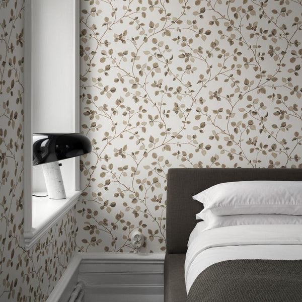 Hassel brown Wallcovering | Sandberg