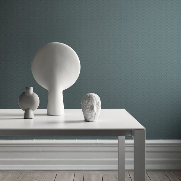 Bok dark blue Wallcovering | Sandberg