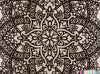 Roma Flock Velvet Modern