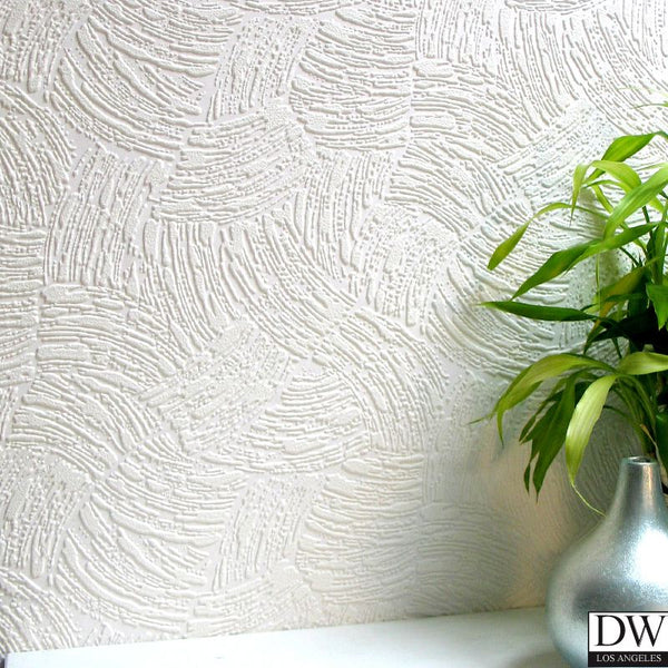 Surf Paintable Textured Vinyl Wallpaper