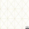 Intersection Gold Geometric Wallpaper