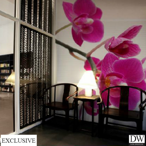 Pretty Petals Magenta Mural