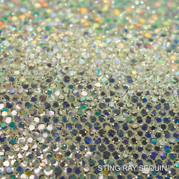 Sting Ray Sequin - Iridescent | Glitter Walls