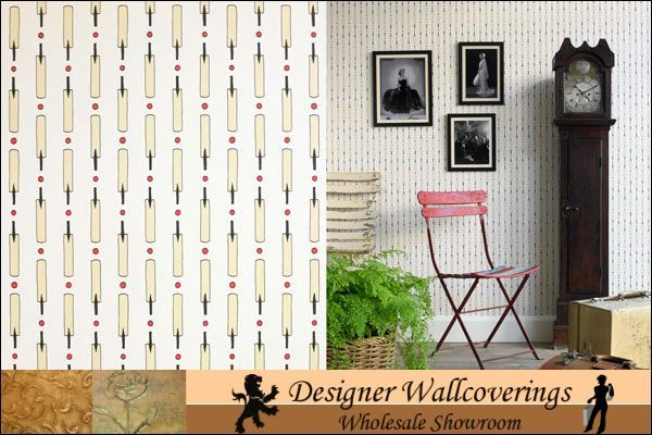 Cricket Anyone - Off White | Retro Walls