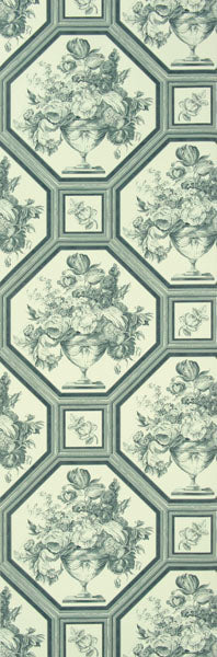 Bouquet Tile Print Wallcovering