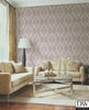 Frequency Lavender Ogee Wallpaper