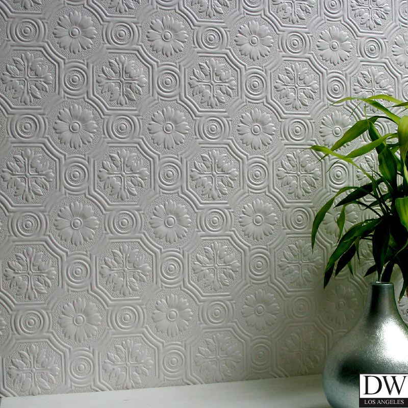 Spencer Paintable Supaglypta Wallpaper