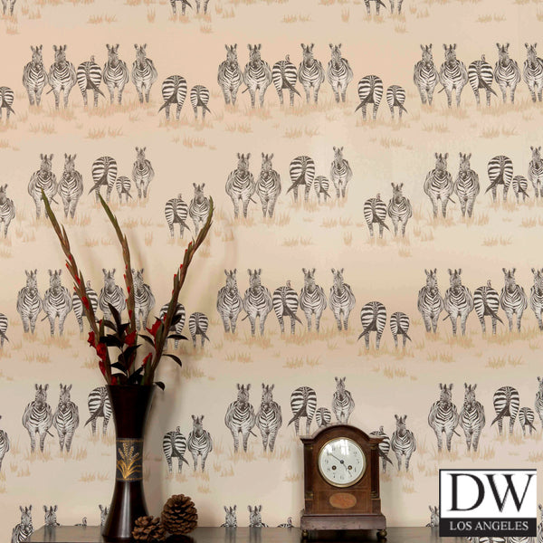 Dazzle Zebra Wallcovering - 3
