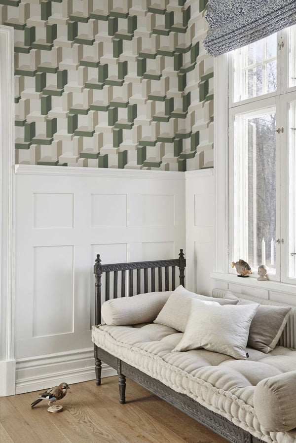 Christian green Wallcovering | Sandberg