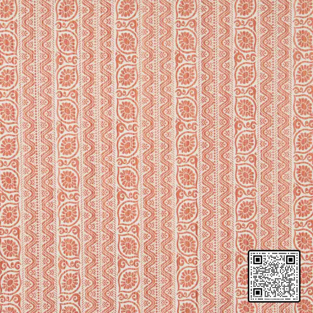  ABBE WOVEN COTTON - 84%;ACRYLIC - 10%;SILK - 6% CORAL RED  UPHOLSTERY available exclusively at Designer Wallcoverings
