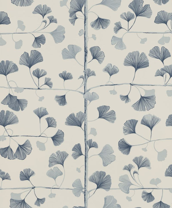 Ginkgo blue Sample Wallcovering | Sandberg
