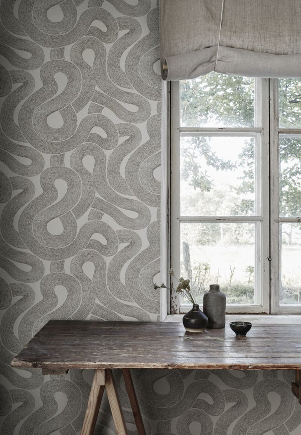 Zen - White Wallcovering | Sandberg