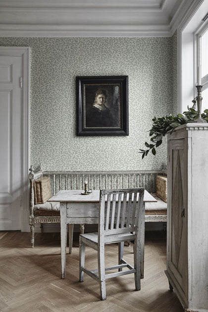 Karolina - Green Wallcovering | Sandberg