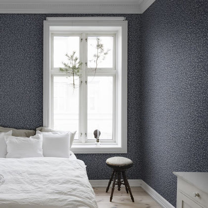 Karolina dark blue Wallcovering | Sandberg