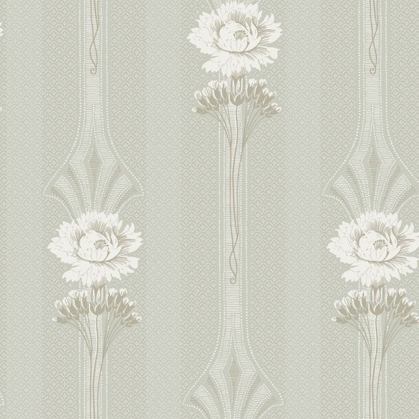 Margareta garden green Sample Wallcovering | Sandberg