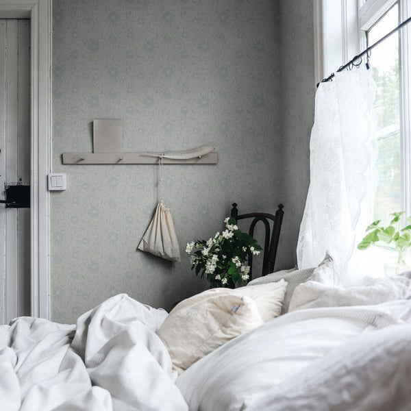 Anton - Misty Blue Wallcovering | Sandberg
