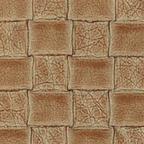 Roma������-Basketweave Faux Leather - Almond