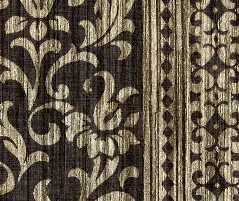 Dylan Damask - Brown Gold