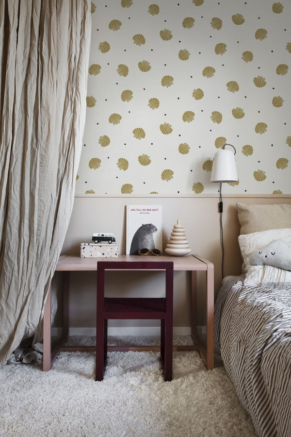 Rio mustard Wallcovering | Sandberg