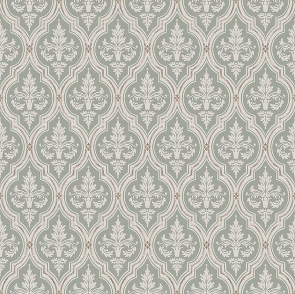 Lillie garden green sample Wallcovering | Sandberg