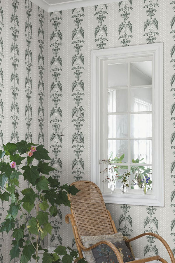 Sophie - Spring Green Wallcovering | Sandberg